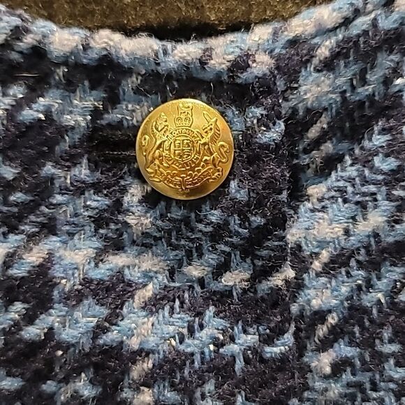 J.Crew Factory Lady Jacket Blue Tweed - Picture 7 of 10